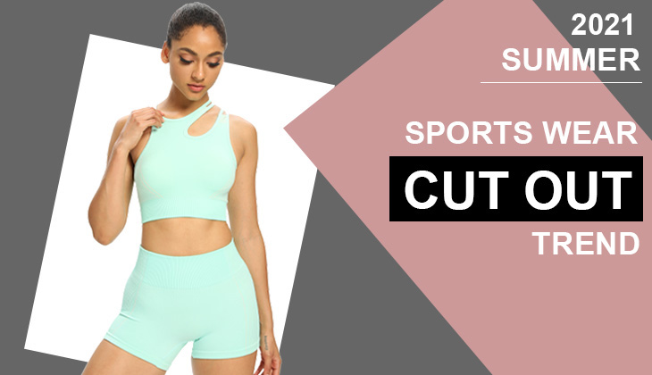 Sportswear Trend 2021: reggiseno sportivo con dettagli cut-out
